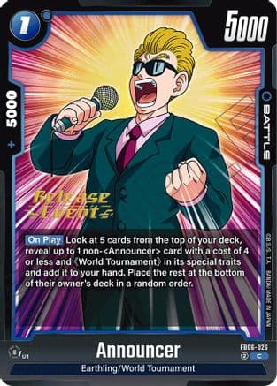 Announcer — Rivals Clash Release Event Cards