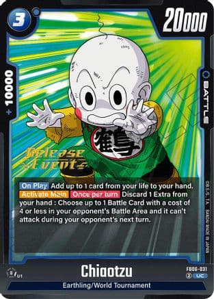Chiaotzu — Rivals Clash Release Event Cards