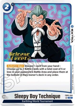 Sleepy Boy Technique — Rivals Clash Release Event Cards