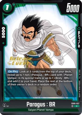 Paragus : BR - FB06-057 — Rivals Clash Release Event Cards