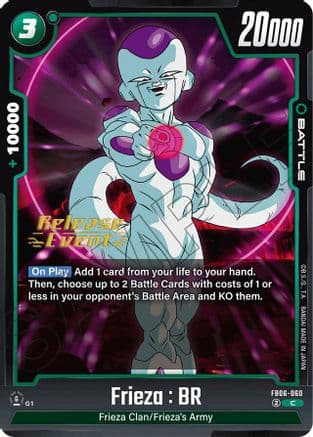 Frieza : BR — Rivals Clash Release Event Cards