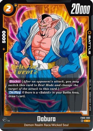 Dabura — Rivals Clash Release Event Cards
