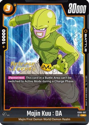 Majin Kuu : DA — Rivals Clash Release Event Cards