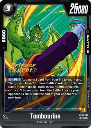 Tambourine - FB06-102 — Rivals Clash Release Event Cards