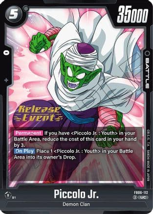 Piccolo Jr. - FB06-112 — Rivals Clash Release Event Cards