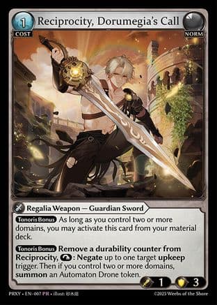 Reciprocity, Dorumegia's Call — Proxia's Vault