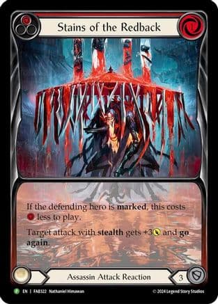 Stains of the Redback (Red) - FAB322 — Flesh and Blood: Promo Cards