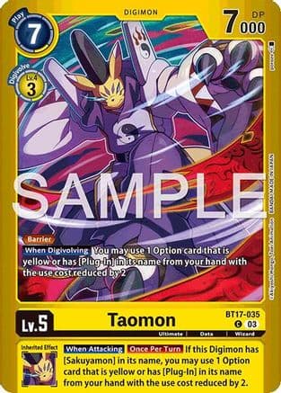 Taomon — Limited Card Pack -Billion Bullet-
