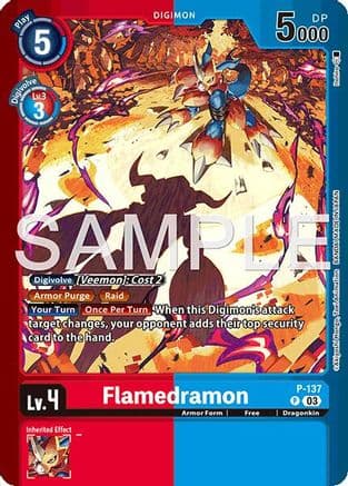 Flamedramon — Limited Card Pack -Billion Bullet-