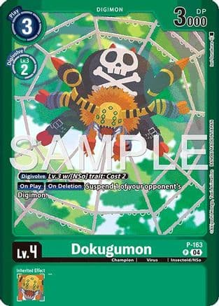 Dokugumon — Limited Card Pack -Billion Bullet- Digimon Card Game card by Kikuchi, Takaaki