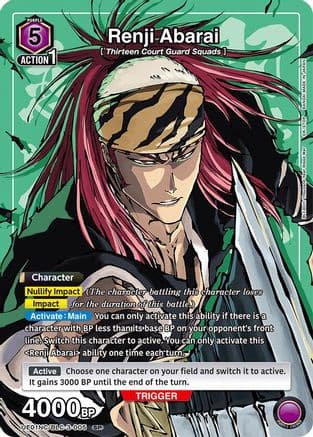 Renji Abarai — UE01NC: New Card Selection: BLEACH: Thousand-Year Blood War