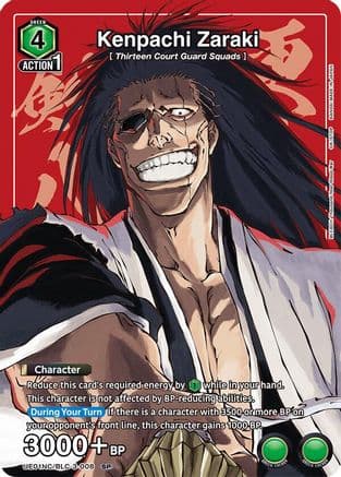 Kenpachi Zaraki — UE01NC: New Card Selection: BLEACH: Thousand-Year Blood War