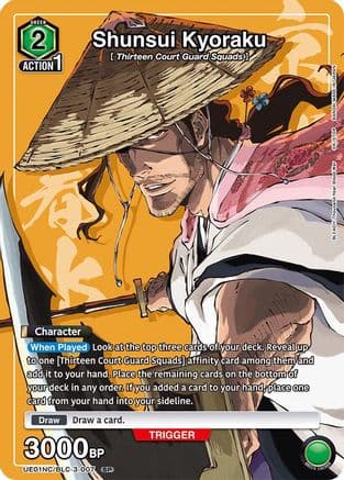 Shunsui Kyoraku — UE01NC: New Card Selection: BLEACH: Thousand-Year Blood War Union Arena card by Eiichiro Oda