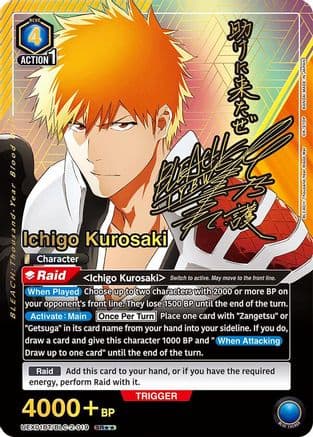Ichigo Kurosaki (019) (SR**) — UEX01BT: BLEACH: Thousand-Year Blood War Vol.2