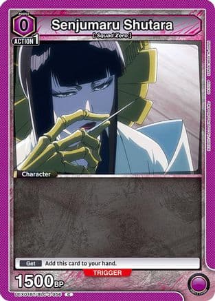 Senjumaru Shutara (Box Topper Foil) — UEX01BT: BLEACH: Thousand-Year Blood War Vol.2