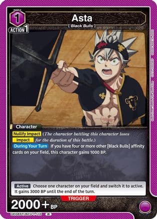 Asta (110) — UE08ST: Black Clover Starter Deck