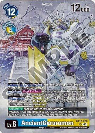 AncientGarurumon (Tamer's Selection Box Ver. Championship 2024) — Secret Crisis Digimon Card Game card by Obayashi Hongo, Toei Animation