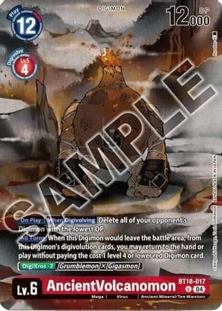 AncientVolcanomon (Tamer's Selection Box Ver. Championship 2024) — Release Special Booster 2.0 Digimon Card Game card by Tomonori Shimizu