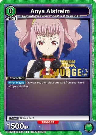 Anya Alstreim (Judge Pack) — Union Arena Promotion Cards