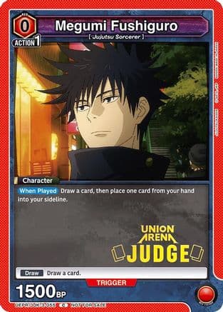 Megumi Fushiguro (055) (Judge Pack) — Union Arena Promotion Cards