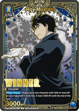 Roy Mustang (Winner) — Union Arena Promotion Cards