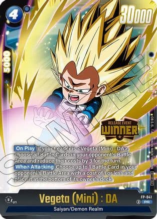 Vegeta (Mini) : DA - FP-041 (Release Event Winner)