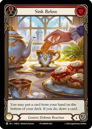 Sink Below (Red) - FAB332 — Flesh and Blood: Promo Cards