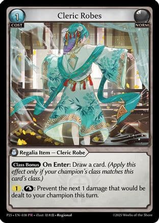 Cleric Robes (038) — Promotional Cards