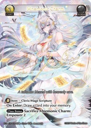 Mnemonic Charm — Promotional Cards