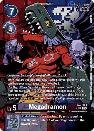 Megadramon (Alternate Art) — Versus Monsters