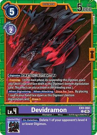 Devidramon — Versus Monsters Digimon Card Game card by MAGATSUAKI