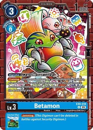 Betamon — Versus Monsters Digimon Card Game card by TAMURA YOSHITSUGU