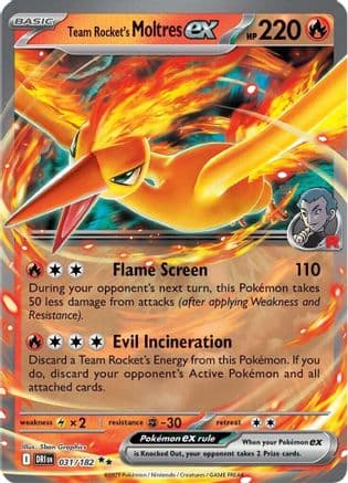 Team Rocket's Moltres ex — SV10: Destined Rivals