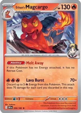 Ethan's Magcargo — SV10: Destined Rivals
