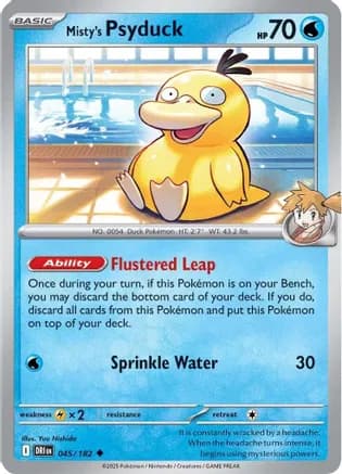 Misty's Psyduck — SV10: Destined Rivals