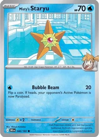 Misty's Staryu — SV10: Destined Rivals