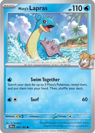 Misty's Lapras — SV10: Destined Rivals