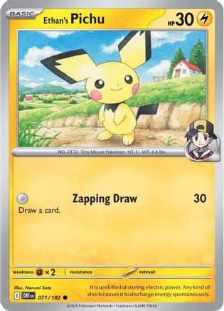 Ethan's Pichu — SV10: Destined Rivals