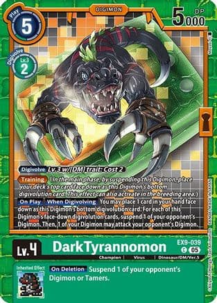 DarkTyrannomon — Versus Monsters Digimon Card Game card by Masaru Matsuda
