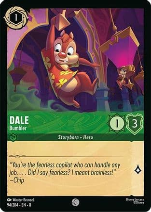 Dale - Bumbler — Reign of Jafar Disney Lorcana card by Wouter Bruneel
