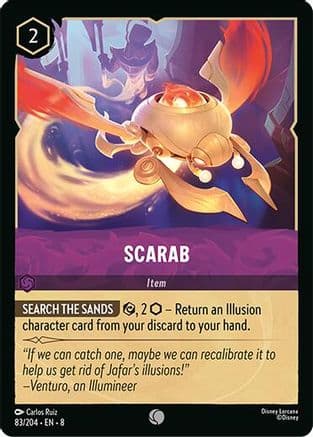 Scarab — Reign of Jafar Disney Lorcana card by Carlos Ruiz