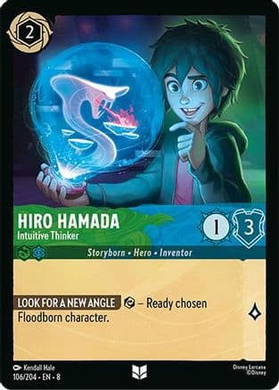 Hiro Hamada - Intuitive Thinker — Reign of Jafar Disney Lorcana card by Kendall Hale