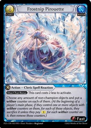 Frostnip Pirouette — Promotional Cards