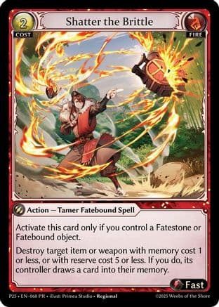 Shatter the Brittle — Promotional Cards
