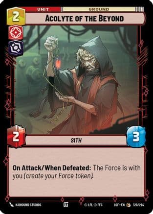 Acolyte of the Beyond — Legends of the Force