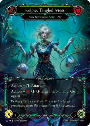 Kelpie, Tangled Mess (Marvel) — High Seas Flesh and Blood card by Unknown