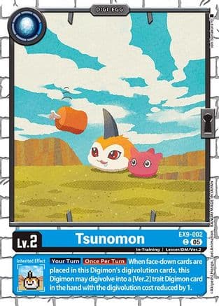 Tsunomon — Versus Monsters Digimon Card Game card by Tetsunaga