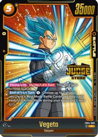 Vegeta (Judge Pack (Store Judge) 03) — Tournament and Championship Promos
