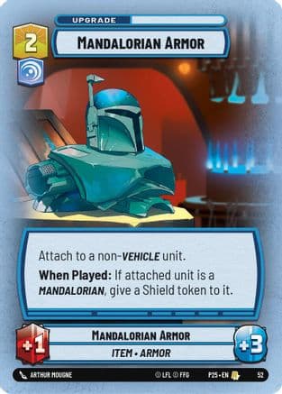 Mandalorian Armor — Organized Play Promos