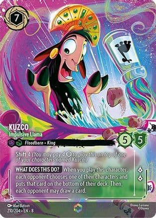 Kuzco - Impulsive Llama (Enchanted) — Reign of Jafar